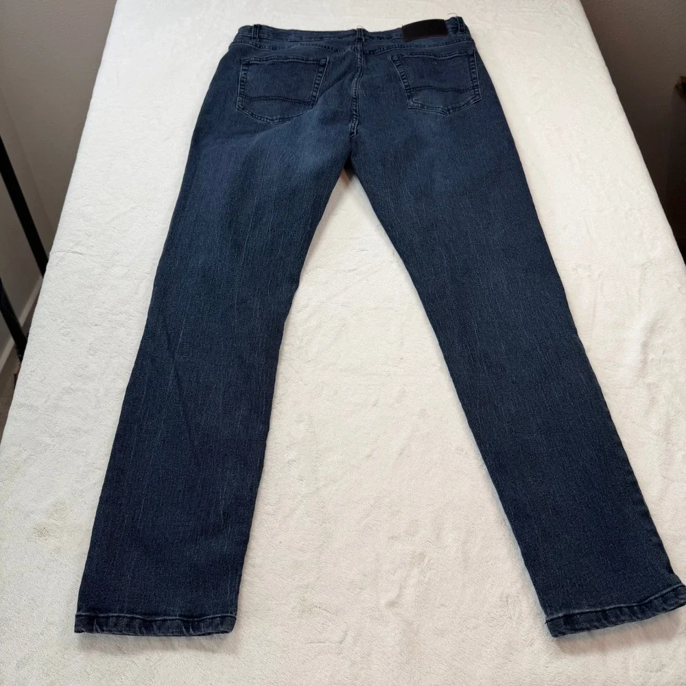 Restricted To All Slim Fit Jeans Mens 38x32 Blue Good Dark Wash Denim‎ Pants